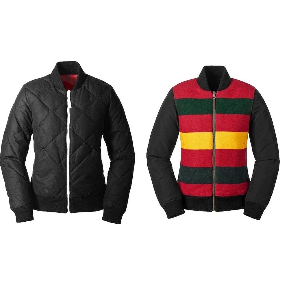 Eddie Bauer x Pendleton 1936 Skyliner Reversible Jacket Small Bomber Outdoor